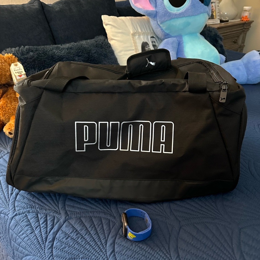 PUMA Classic Black Duffel Bag BAG ONLY NOTHING ELSE INCLUDED